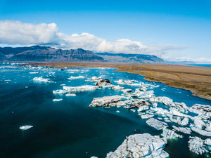 ICE031 - Fjallsárlón Lagoon, Iceland.